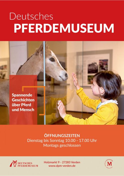 Plakat des Deutschen Pferdemuseums